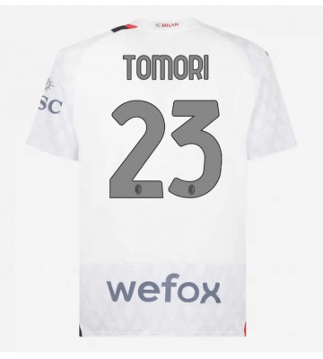 AC Milan Fikayo Tomori #23 Udebanetrøje 2023-24 Kort ærmer
